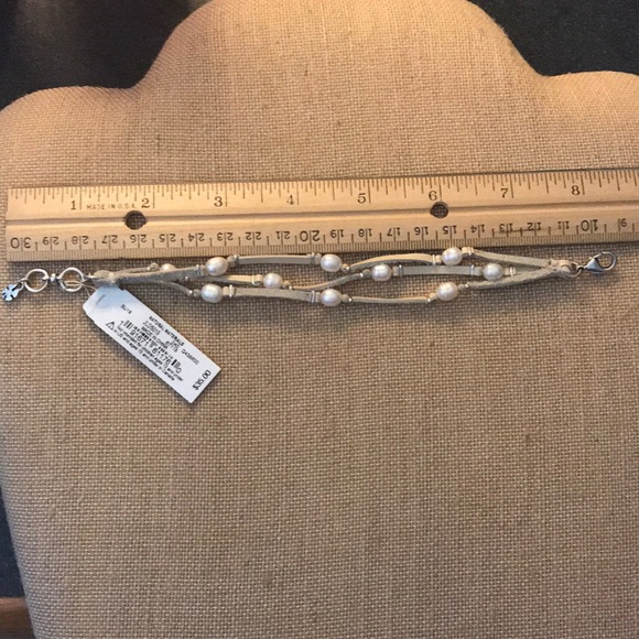 NEW multi strand leather and bead bracelet - Picture 3 of 8